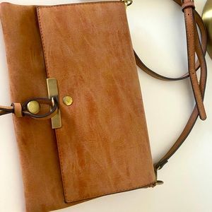 Francescas Suede Crossbody